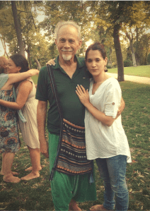 Cristina Ingrid e Isaac David Garuda en el Parque de Retiro, Madrid, 2014