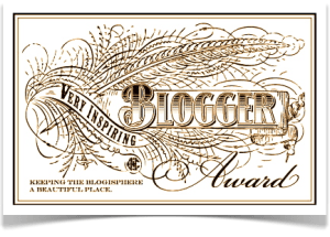 CONCEDIDO EL PREMIO POR TENER UN BLOG MUY&nbsp;INSPIRADOR